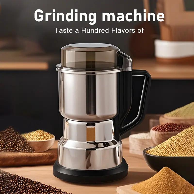 Springtok 300W High-Power Electric Grinder - Stainless Steel Home Kitchen Appliance, Plug-In Mill for Coffee Beans, Espresso Maker Compatible Tool Springtok 300W High-Power Electric Grinder - Stainless Steel Home Kitchen Appliance, Plug-In Mill for Coffee Beans, Espresso Maker Compatible Tool