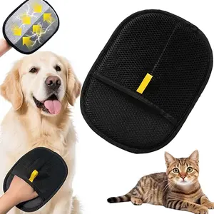 Pet Hair Remover Glove, Electrostatic Removal Gloves for Pet Hair, Pet Hair Remover Gloves for Dog & Cat,Reusable Pet Hair Remover Glove for Carpet, Couch, Clothing, Furniture(Use horizontally) Shedding Grooming Kit