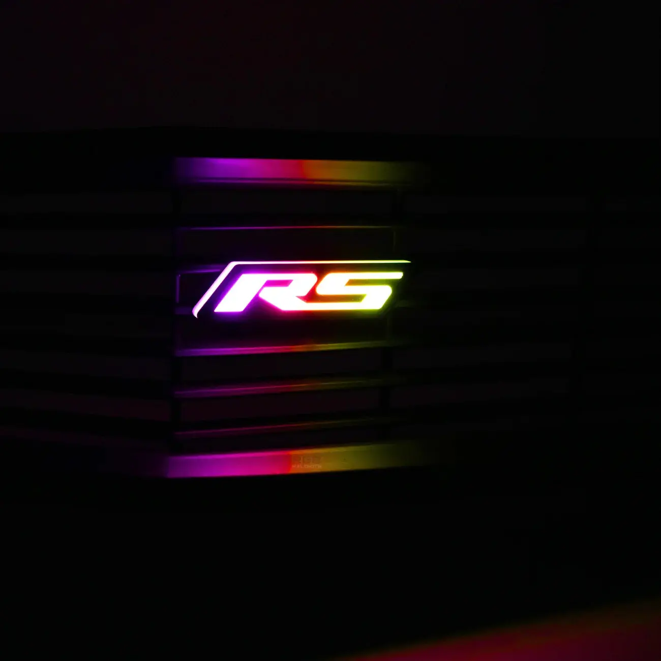 Chevy Camaro RS LED Grille Emblem Badge (RGB Flow Series) Bluetooth-Controlled