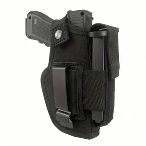 Unisex Holster, 9mm Pistol Holster, IWB/OwbConcealed Carrying Pistol Holster, with CartridgeBag snap closure