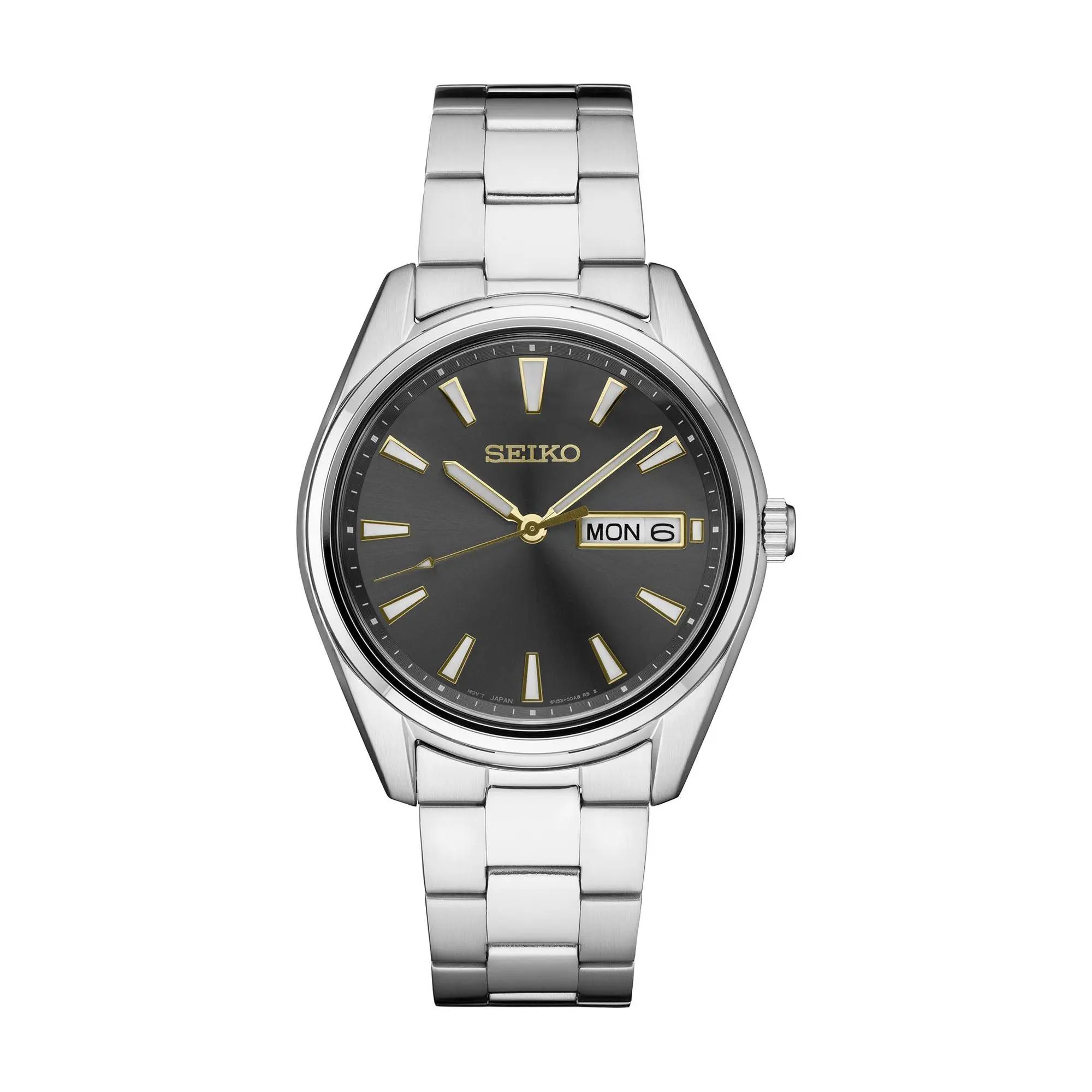 Seiko Men's Essentials Stainless Steel Two-T one Dial Watch