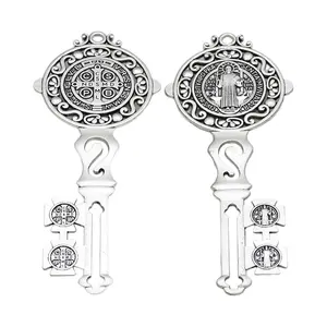 2 Pieces Spiritual Key Holder Wall Display Figurine Home Office Decoration Pendant