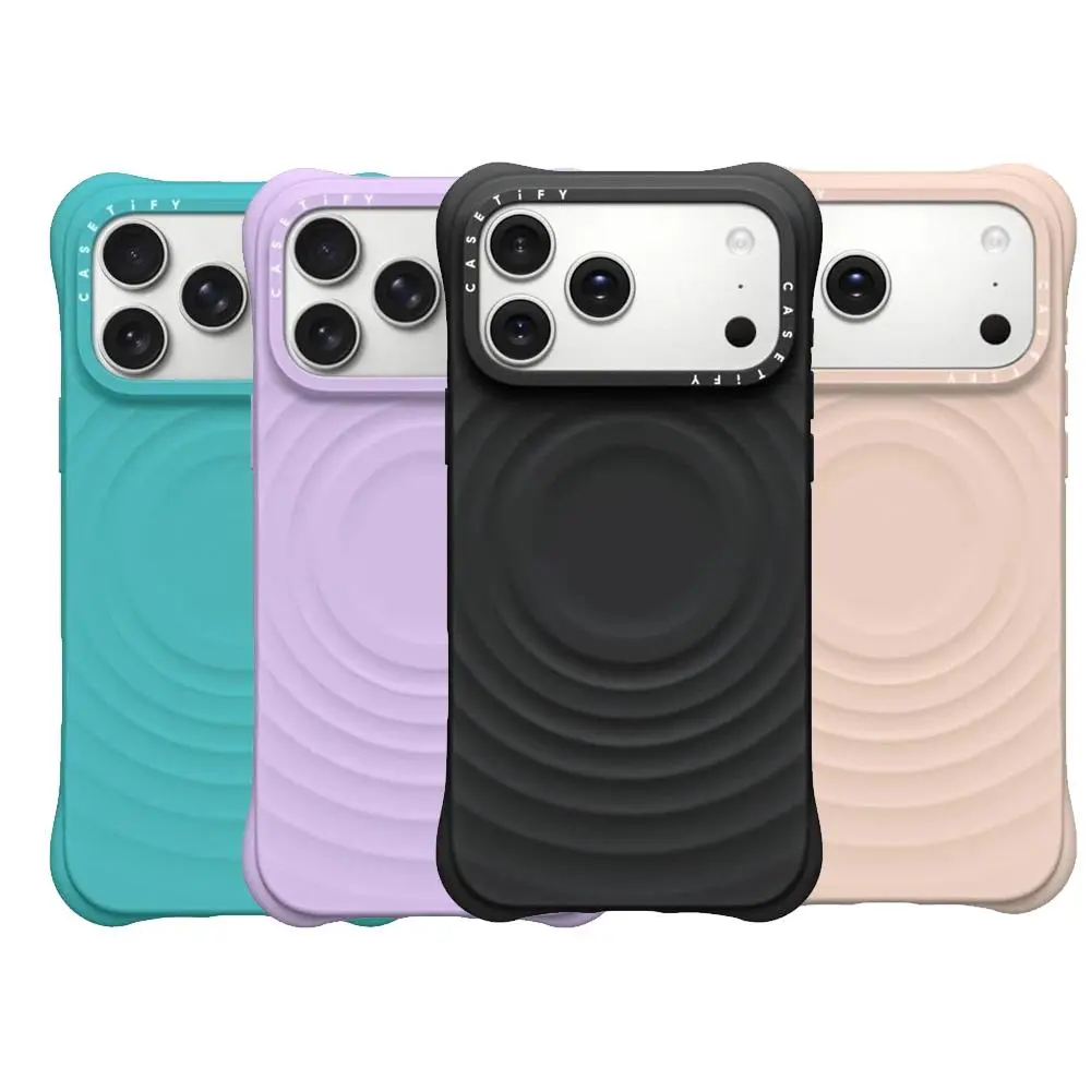 CASETiFY Ripple Case for iPhone 17 16 15 14 Pro Max Wave Texture Military Grade Drop Test Shockproof Slim Anti-Scratch Cover