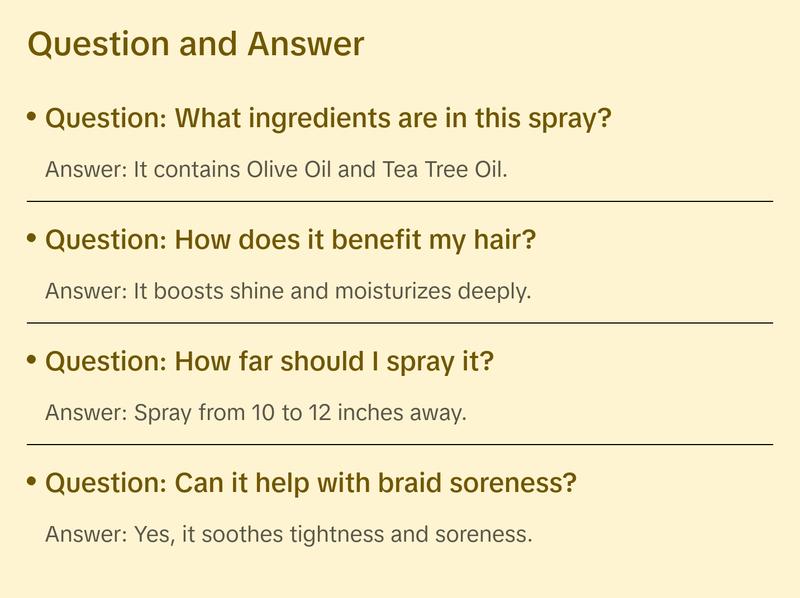 Extra Shine Braid Sheen Spray