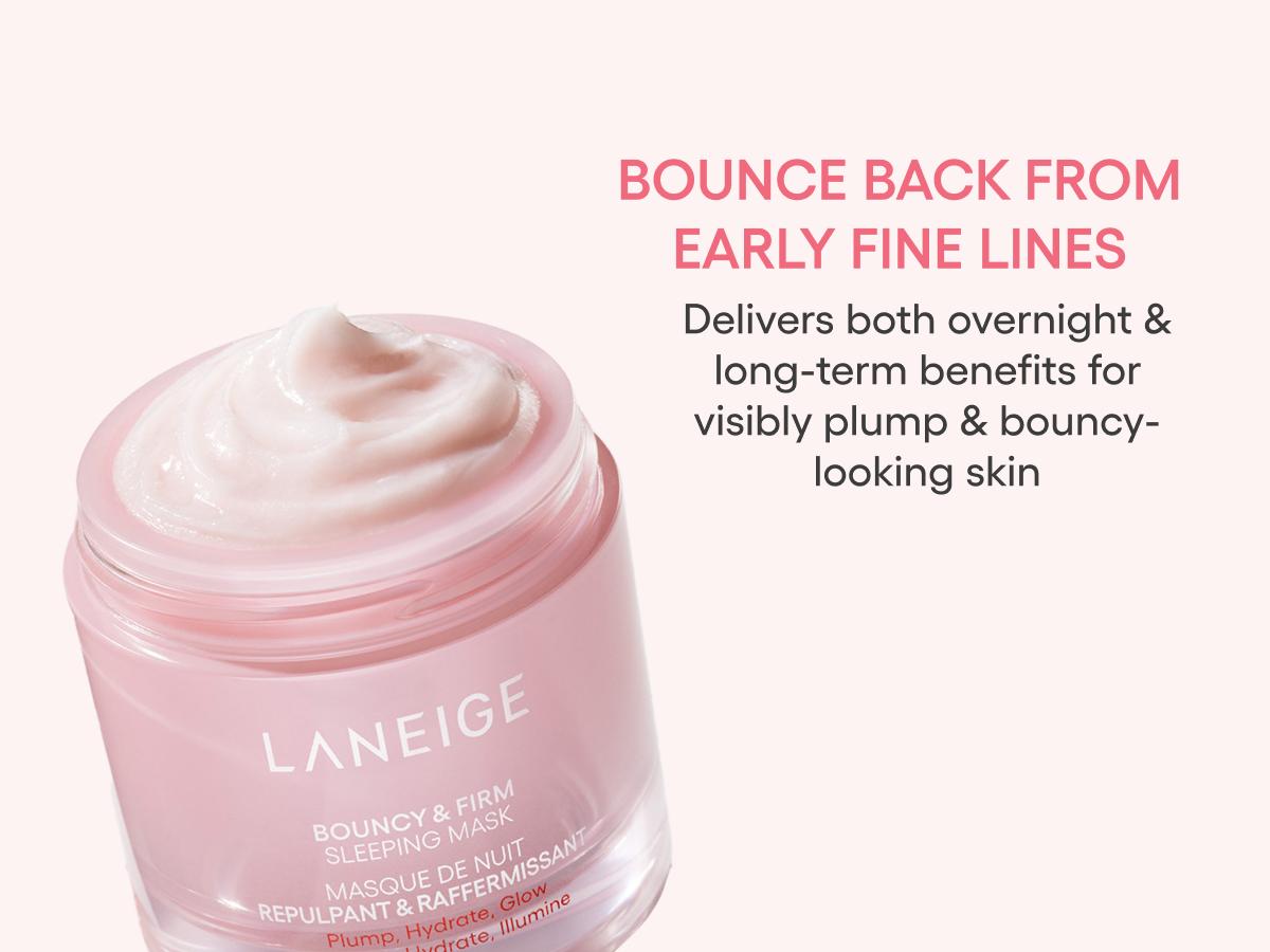 Laneige Bouncy & Firm Sleeping, Korean Skincare, Plump, Hydrating