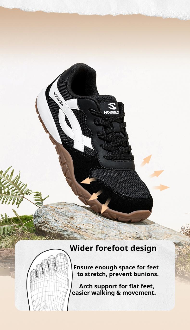 HOBIBEAR Women's Barefoot Shoes, Wide Width 0 Drop Lightweight Casual Lace Up Sneakers for All Terrain Walking and City Street Fashion, Lightweight Athletic Sneakers, Shoes For Women, Ladies Sneakers tiktokshopbacktoschool HOBIBEAR Women's Barefoot Shoes, Wide Width 0 Drop Lightweight Casual Lace Up Sneakers for All Terrain Walking and City Street Fashion, Lightweight Athletic Sneakers, Shoes For Women, Ladies Sneakers tiktokshopbacktoschool