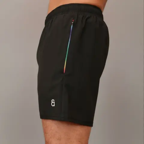 Prism Linerless Shorts 4" Black