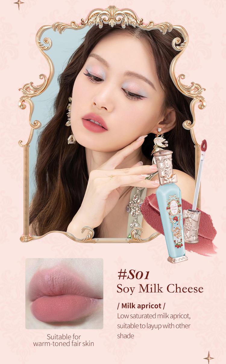 Flower Knows Strawberry Rococo Collection Cloud Lip Cream, matte finish, long lasting, lipstick,  lightweight, dealsforyoudays