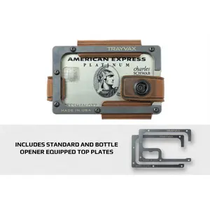 Contour Lite Wallet - Titanium Mississippi Mud