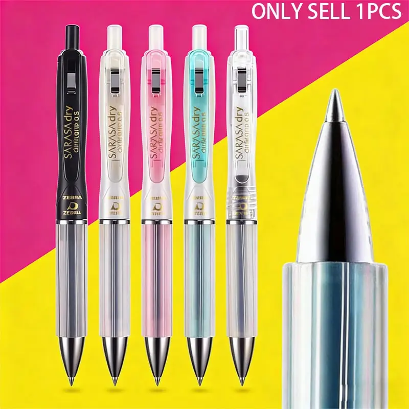 Zebra Airfit 0.5mm Adjustable Grip Smooth Writing Ballpoint Pen Jjz49, Comfort Writing Experience, Soft Touch Surface, Ideal for Daily Use, Writing Pens, 1pcs