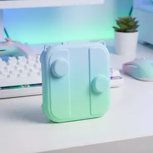 FLIRESY Cute Cat Hook Switch Storage Case for Joy-Con, Protective Box Fit Switch/OLED Joy-Con with Cover, Portable Joy-Con Travel Carrying Case