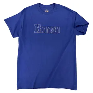 HUMAN EMBROIDERED T-SHIRT