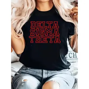 Delta Sigma Theta Shirt, Delta Sigma Theta TShirt, Deltaversary Shirt, DST Gift, Full Colors, Full Sizes, For Men, For Women Novelty Graphic T Shirt funny tshirt Undershirts Tees Casual Streetwear Classic Plain Men's Women Cotton Moisture Wicking Short