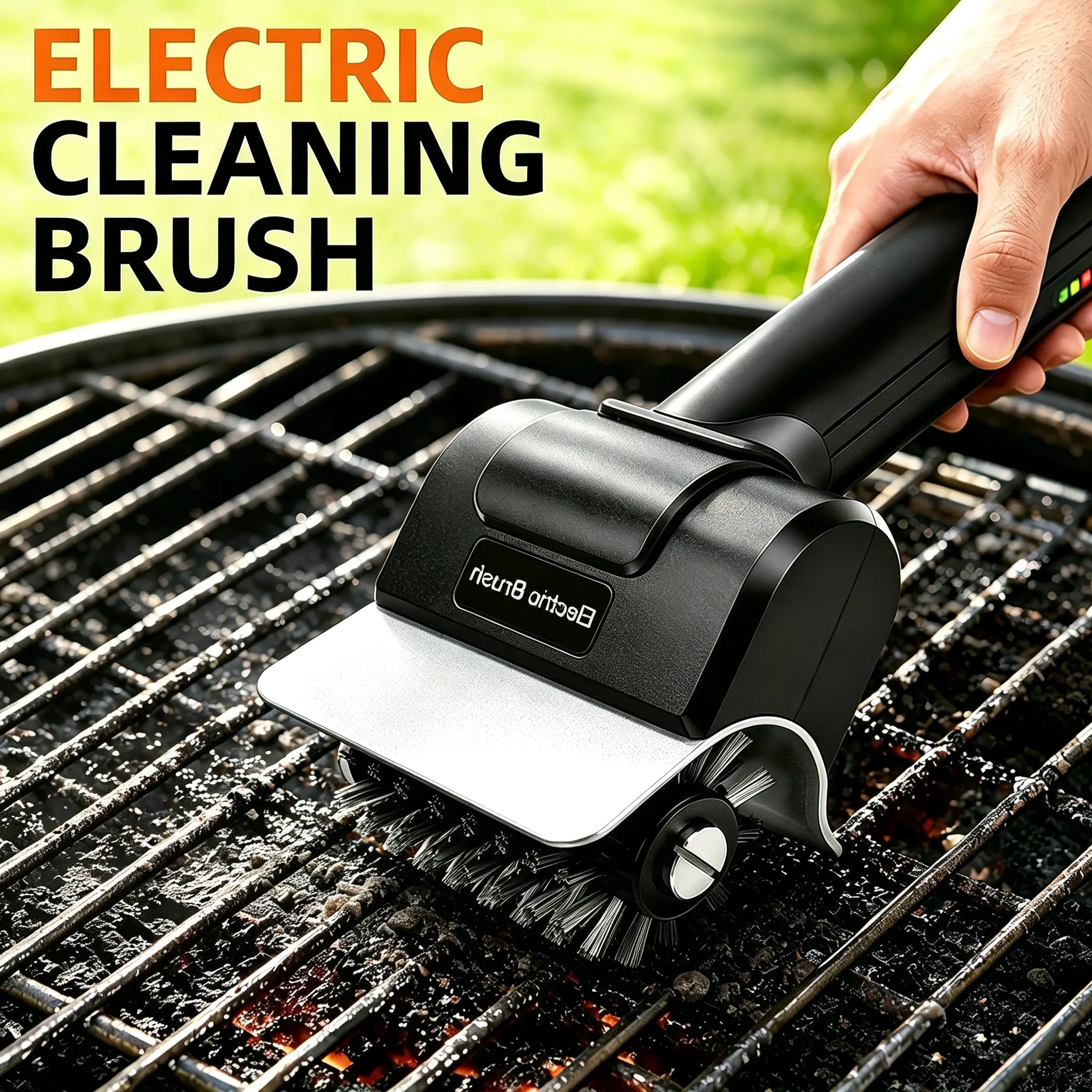 Cordless Electric BBQ Grill Brush – USB Rechargeable Grill Cleaner 2026 with High-Speed Motor & Stainless Steel Bristles, Automatic Heavy Duty BBQ Grate Cleaning Tool, summerwins