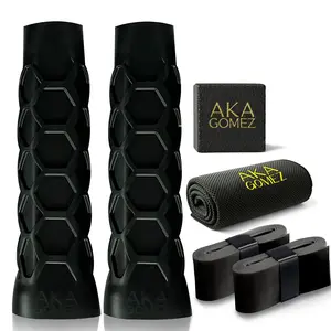 AKA Gomez Pickleball Grip Kit – 2 Overgrips, Anti-Slip Bands, Paddle Cleaner & Towel
