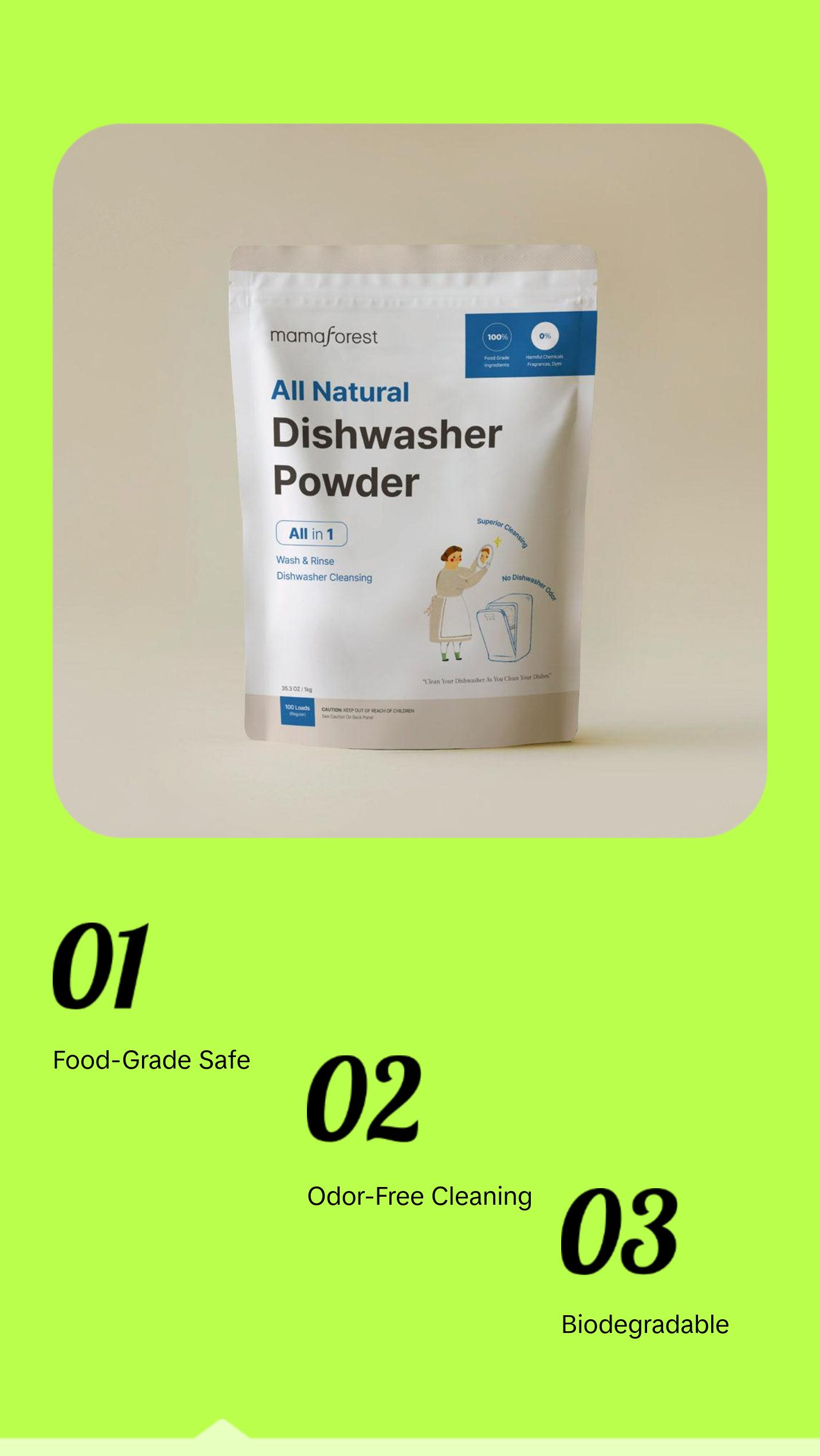 Powder Dishwasher Detergent, All Natural Dishwash Powder Powder Dishwasher Detergent, All Natural Dishwash Powder