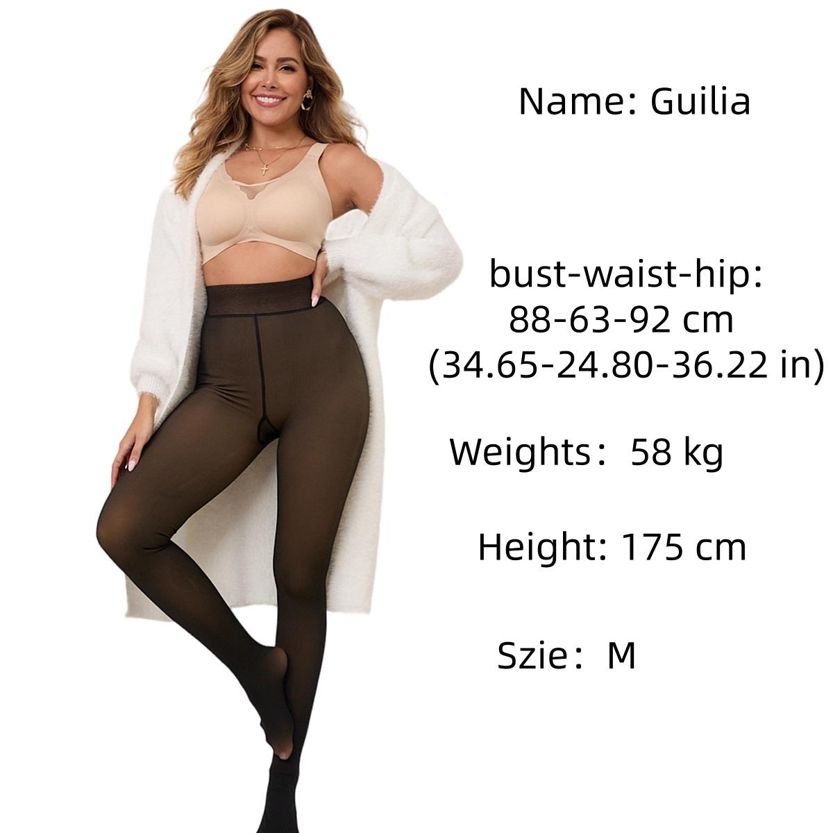 EOJN Womens Fleece lined Tights, Ladies Warm Pantyhose Leggings Thick translucent Stretchy Winter stockings For Women Minimalist Warm-lined Basic Tights Slim,Everyday fashion,2 Pcs SpringStatements