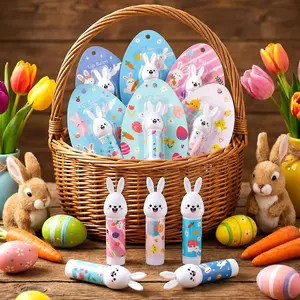 Easter Lip Balm Bulk Easter Bunny Chap Stick 12/24/30 Packs Gift for Easter Basket Stuffers Easter Egg Filllers Easter Christian Church Party Favors Gift for Women Men Students Employee Teacher Coworker Youth Group