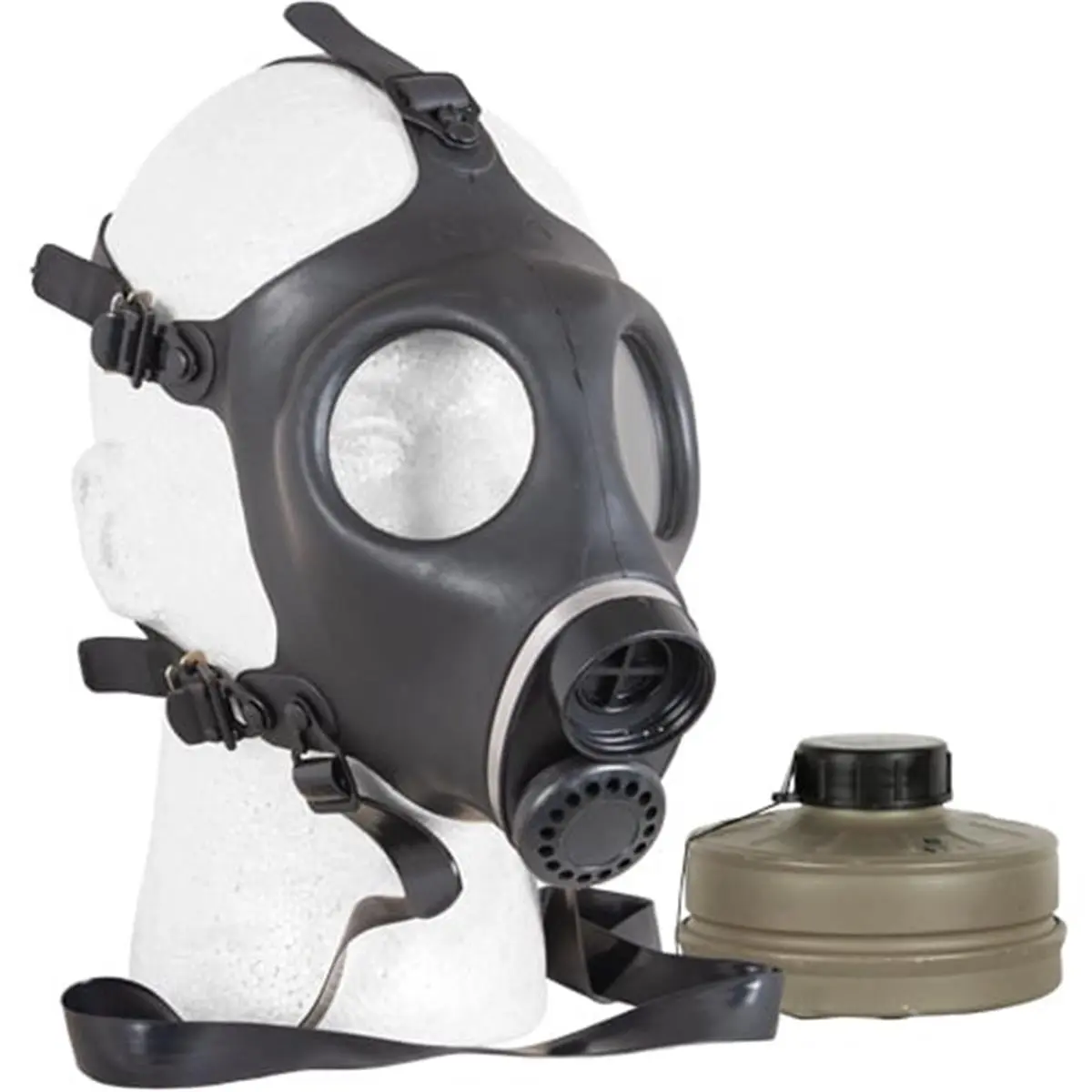 Fox Outdoor 212 MAIN Adult Israeli Civilian Issue Protective Respirator Face Mask, Size 3, Adjustable Strap, Complete with Filter, Dustproof Gasproof DIY Hobby Safety Gear for Adults