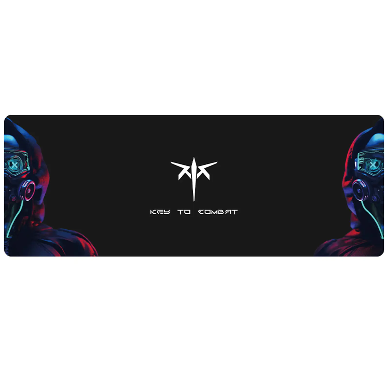 Ktc Oversize Fabric Computer Mouse Pad - 27.5x11.8in, Natural Rubber Grip & Soft Cloth Surface, Neatly Stitched Edges, Color Box Packaging, PC Gaming Desk Accessory, Mouse Pads