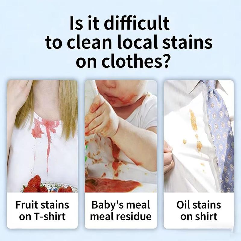 Stain Treater Spray - 4oz Stain Remover - Newborn & Baby Essentials - No Dry Cleaning Food, Grease, Coffee Off Laundry, Underwear, Fabric