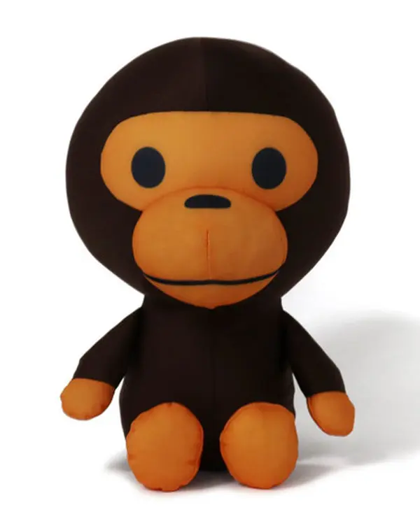 Bape Baby Milo Plush Doll Cushion Brown/Safari Camo