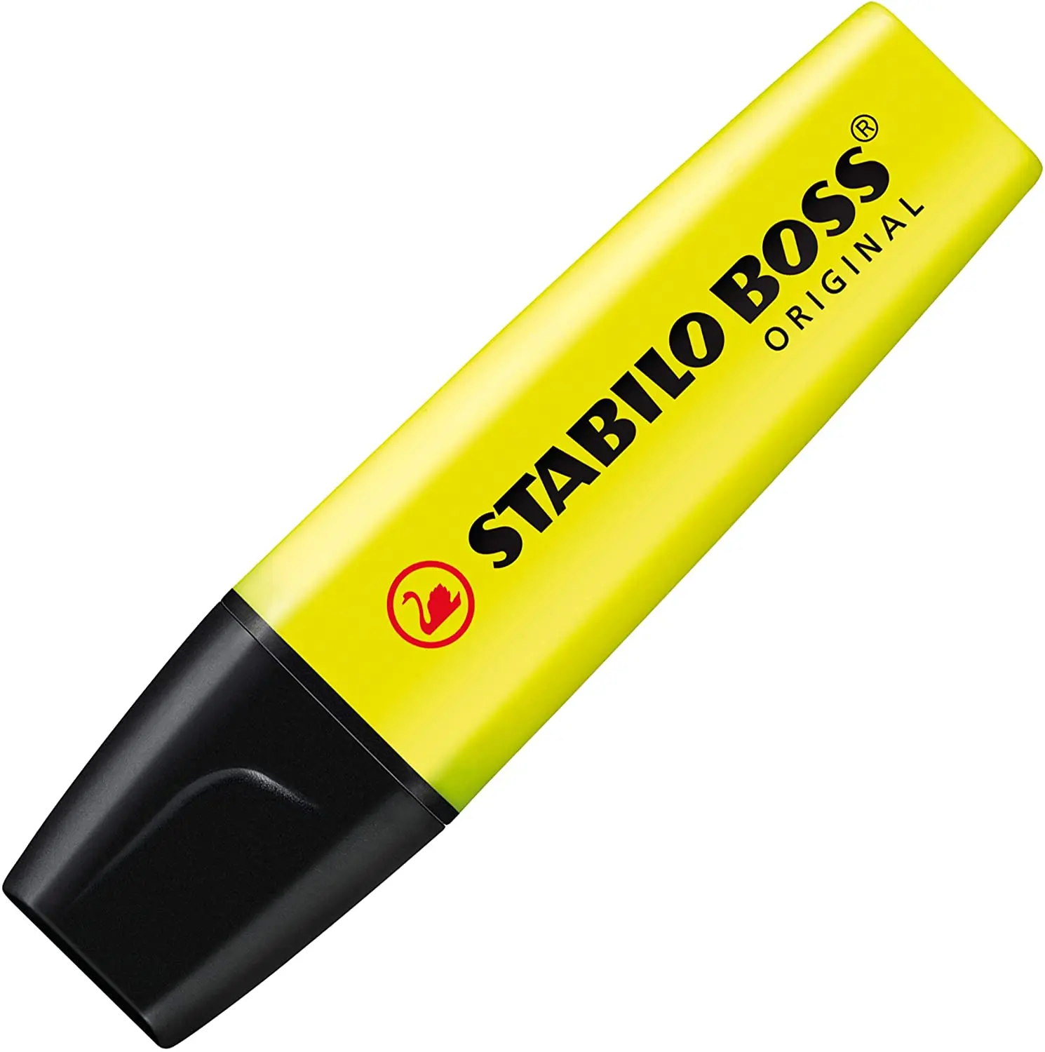 STABILO BOSS Original Fluorescent Highlighter, 2Mm + 5Mm Tip - Yellow STABILO