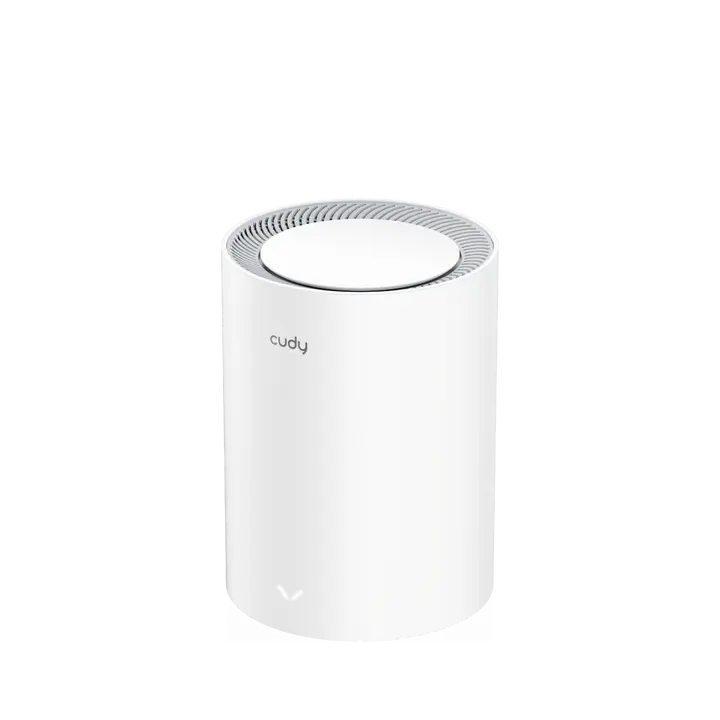 Cudy Modern AX3000 M3000 Wi-Fi 6 Mesh Router - Mesh Expand Capable, Dual-Band Wi-Fi Router, 2.5Gbps WAN, 1Gbps LAN, VPN Secure Client/Server, WPA3, White, Dual-Band Routers