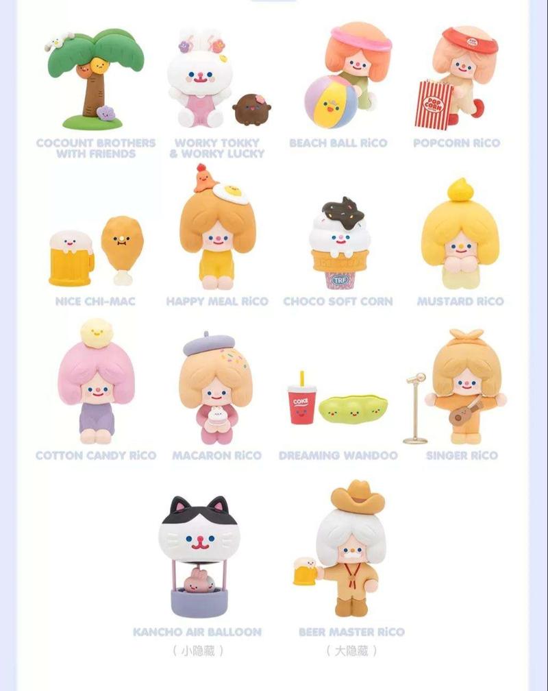 [FINDING UNICORN] 【Live Unboxing】RICO Happy Festival Series Blind Box Figurines Home Decor Desktop Dolls Model Girls Gift