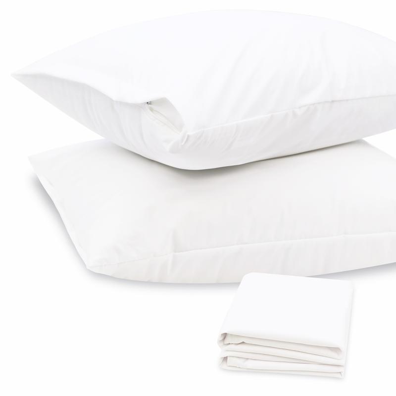 NTBAY 4 Pack Zippered Waterproof Pillow Protectors, Super Soft Quiet Zip Pillow Protectors,Jersey Pure White Waterproof Pillow Cases Covers NTBAY 4 Pack Zippered Waterproof Pillow Protectors, Super Soft Quiet Zip Pillow Protectors,Jersey Pure White Waterproof Pillow Cases Covers
