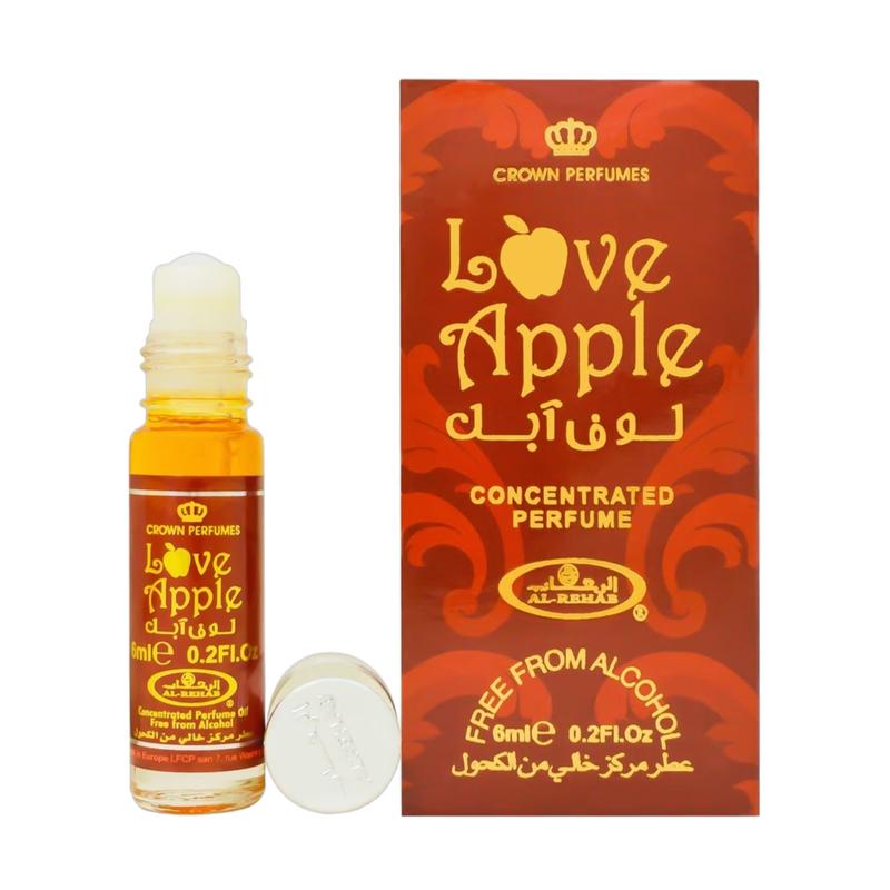 Al Rehab Love Apple for Women Concentrated Perfume Oil Rollerball, 6 Ml