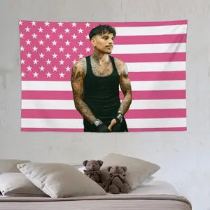 Tapestry Rauw Flag Wall Hanging With Art Home Decorations Durable Lightweight Washable Alejandro  Decorative Cotton
