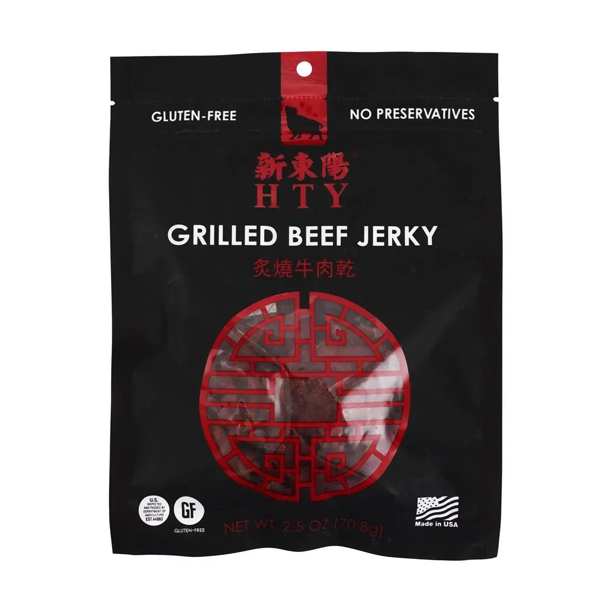 HSINTUNGYANG Grilled Beef Jerky 70.8g - Gluten-Free, No Preservatives, Savory Snack HSINTUNGYANG Grilled Beef Jerky 70.8g - Gluten-Free, No Preservatives, Savory Snack