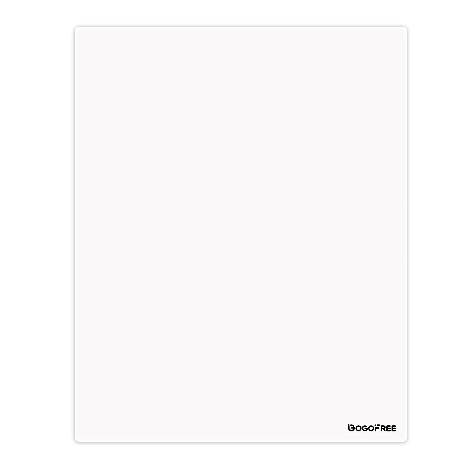 GOGOFREE Premium Tempered Glass Mouse Pad - Ultra-Smooth Gaming & Office Surface, Non-Slip Base, Durable & Easy to Clean - Ideal for Gamers & Professionals