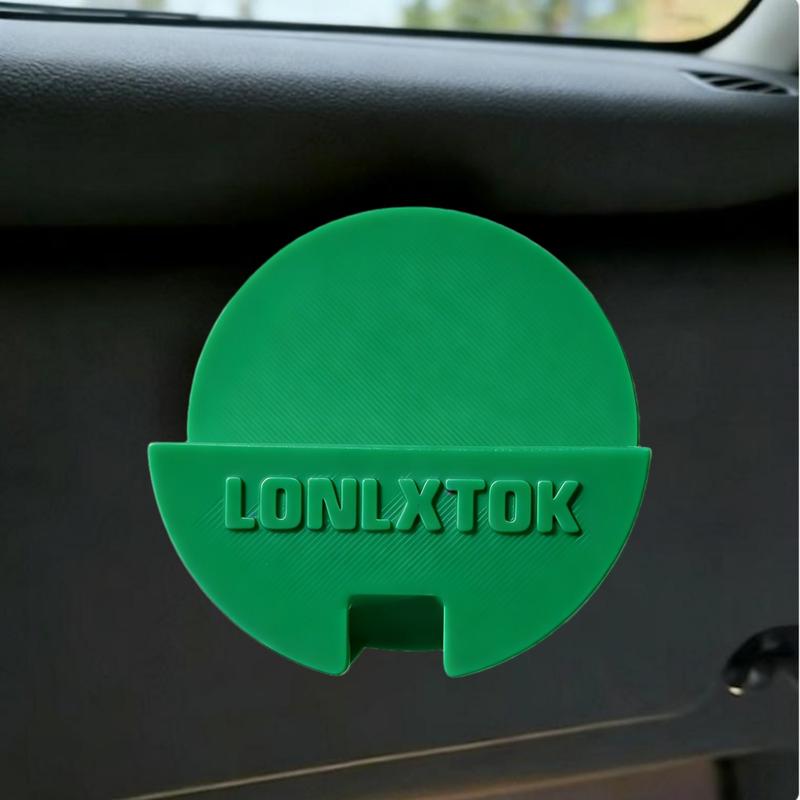 3D-Printed  Holster Non-Toxic PLA Secure Access for  Containers Multiple Colors Text Options Durable Sleek Design Clips Easily onto Sun Visor rebelenergy