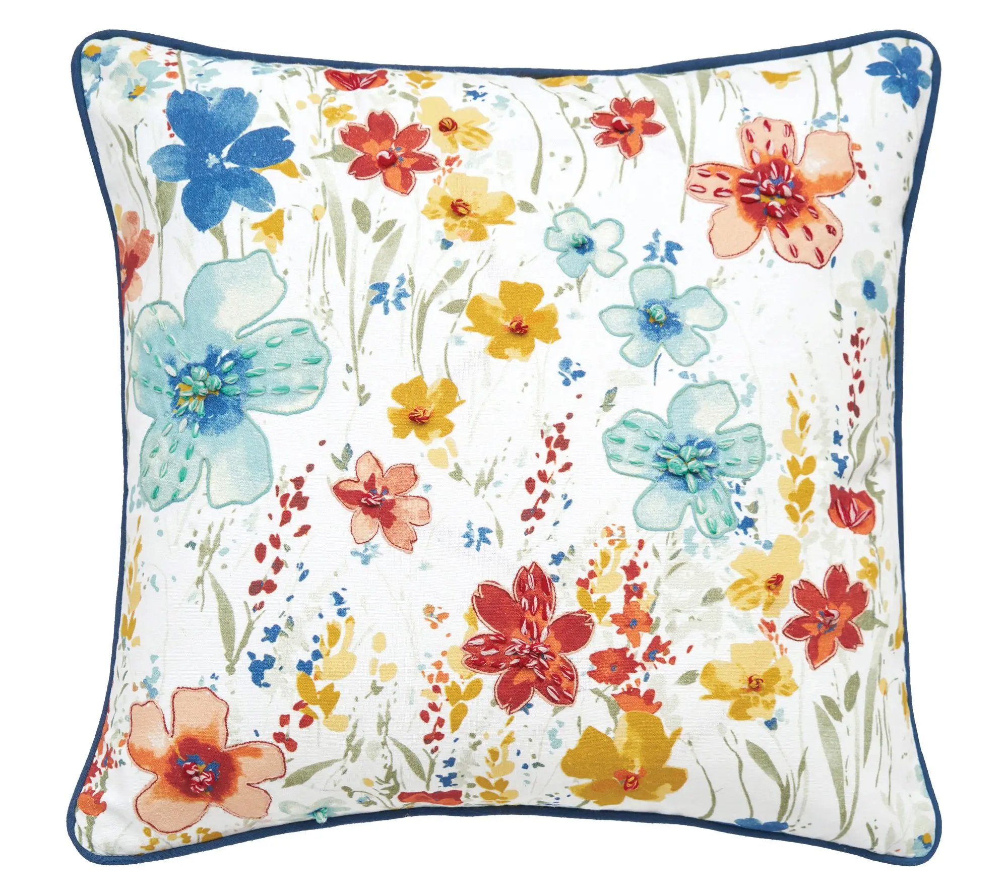 Sheila Floral Pillow by Valerie