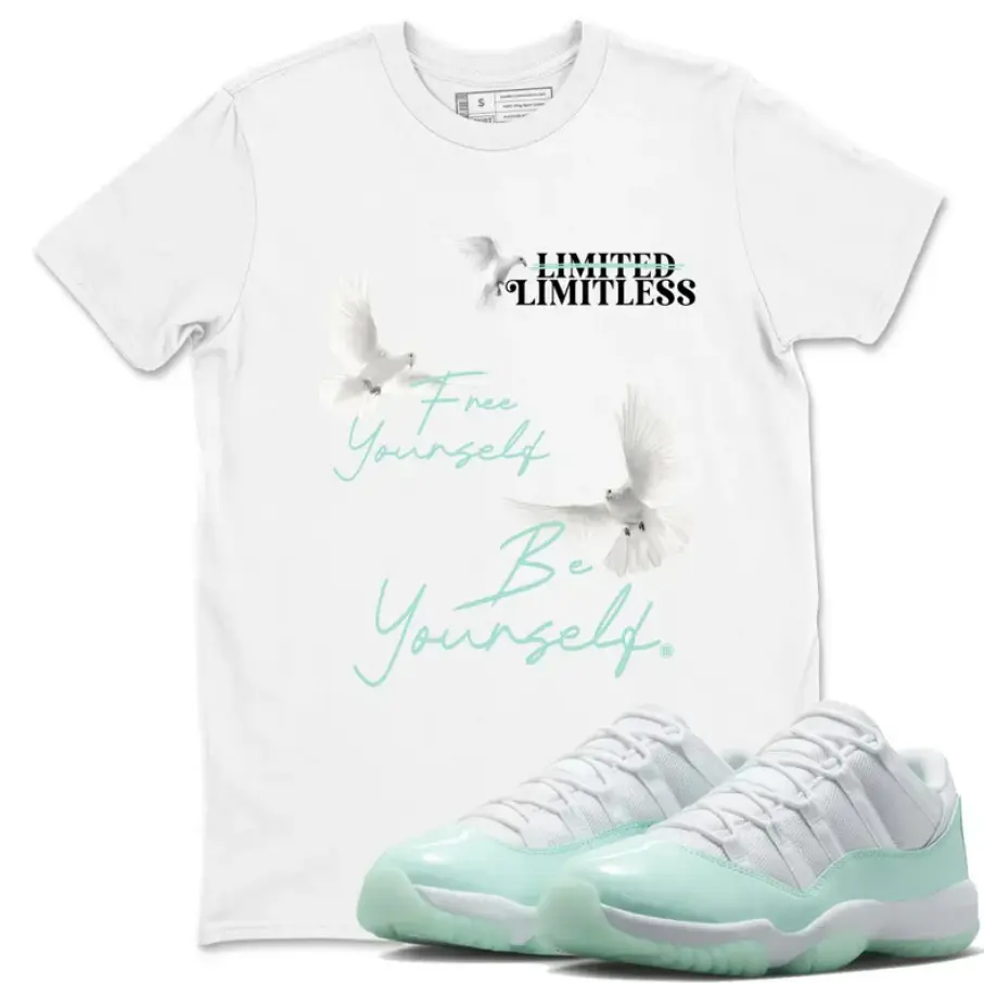 Free Yourself Be Yourself Unisex Graphic T-Shirts To Match Sneakers 11s Low Igloo, Jordans 11s Low Igloo Outfit, Trending Shirts, Top Tshirt