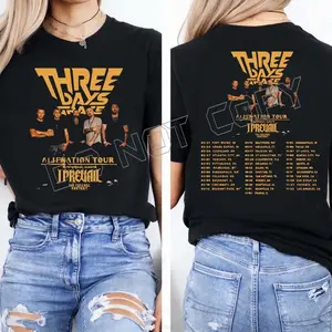 Three Days Grace Live 2026 Tour Unisex tee, Tour shirt 26, Gift for fans, Gift for him/her, Trending 26