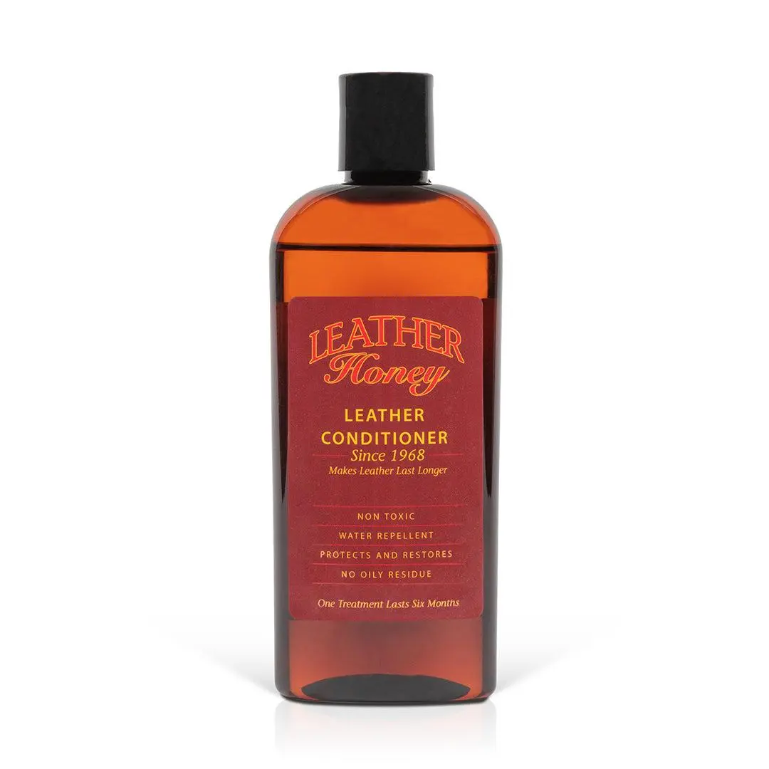 Leather Conditioner for Car Seats, Furniture, Boots & Bags – LEATHER Honey Deep Leather Conditioner & Restorer, Non-Toxic Water Repellent Leather Care USA-Made Formula