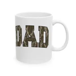 Camo DAD Mug - Ceramic Coffee Cup 11oz