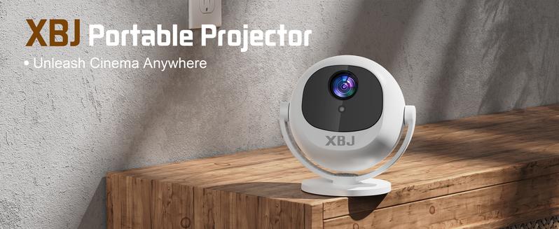 XBJ Portable Projector with WiFi 5G & Bluetooth, HD Home Video Projector for Outdoor Movies, 200" Screen with Built-in Speaker, Support 360° Correction Audio projector 4k projector for bedroom projectors XBJ Portable Projector with WiFi 5G & Bluetooth, HD Home Video Projector for Outdoor Movies, 200" Screen with Built-in Speaker, Support 360° Correction Audio projector 4k projector for bedroom projectors