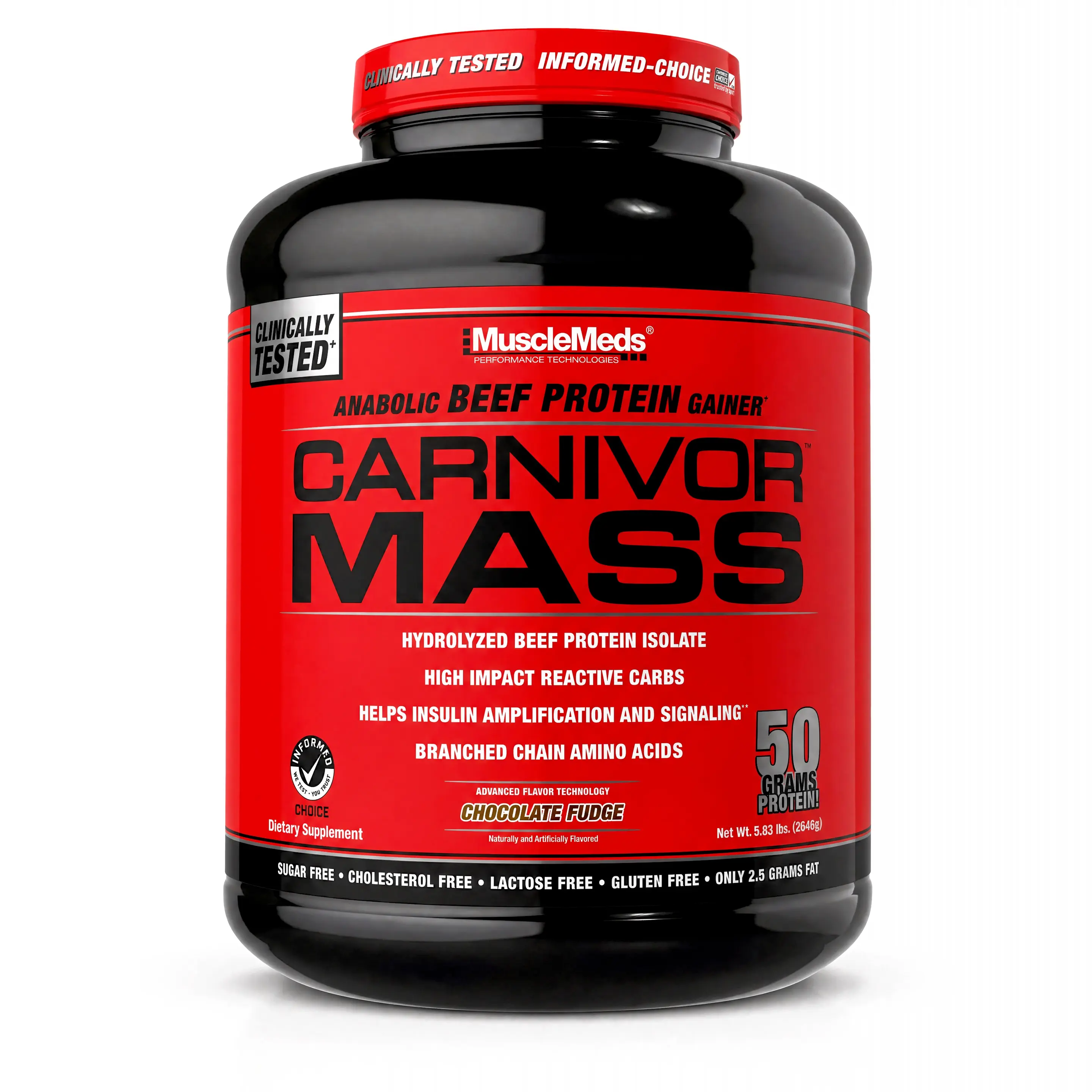 MuscleMeds CARNIVOR MASS, 50g High Calorie Beef Protein, 6lb MuscleMeds CARNIVOR MASS, 50g High Calorie Beef Protein, 6lb