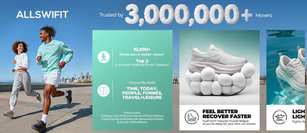 Women's Road Running Shoes Cushion Shoes Non-Slip Comfortable Lightweight Gym Workout Athletic Arch Support Sneakers