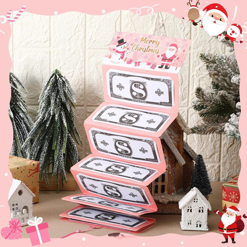 Christmas Clearance Sale Christmas Money Holders Cash Gift Envelope with 10 Slots Santa Snowmen Pattern DIY Christmas Gift Ideas Xmas Gift Card Holder for Family Friend,Christmas Valentine's Day Thanksgiving Day Anniversary Surprise Gift