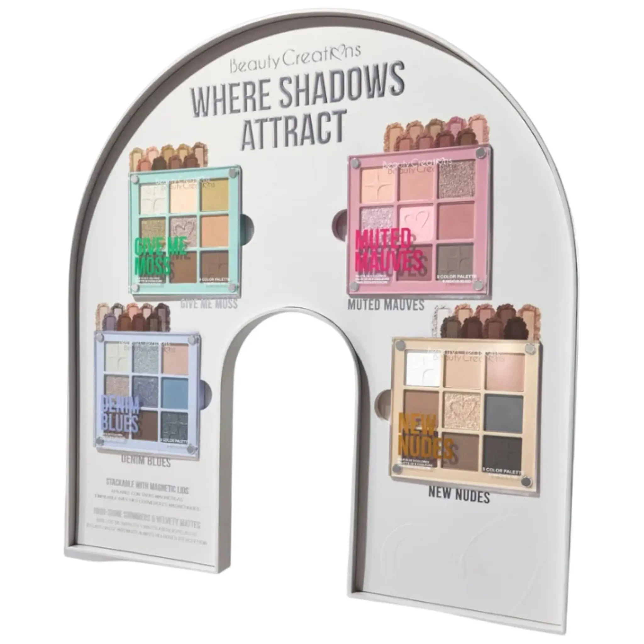 Beauty Creations 9 Color Magnetic Shadow Palette Collection Full Pr - Wholesale 1 Unit (9SP-PR)