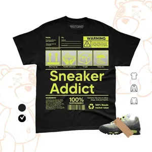 Air Max 95 Big Bubble Neon Yellow Black Cool Grey 2026 OG Match  Sneaker Addict Streetwear Graphic Tee, Unisex Casual Tee