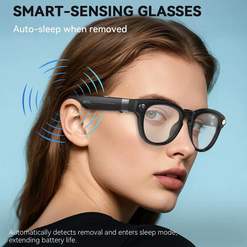 Smart Sports Glasses - First-Person 4K Camera & AI Translator for Outdoor Adventures | Photochromic, Bluetooth, Hands-Free Video