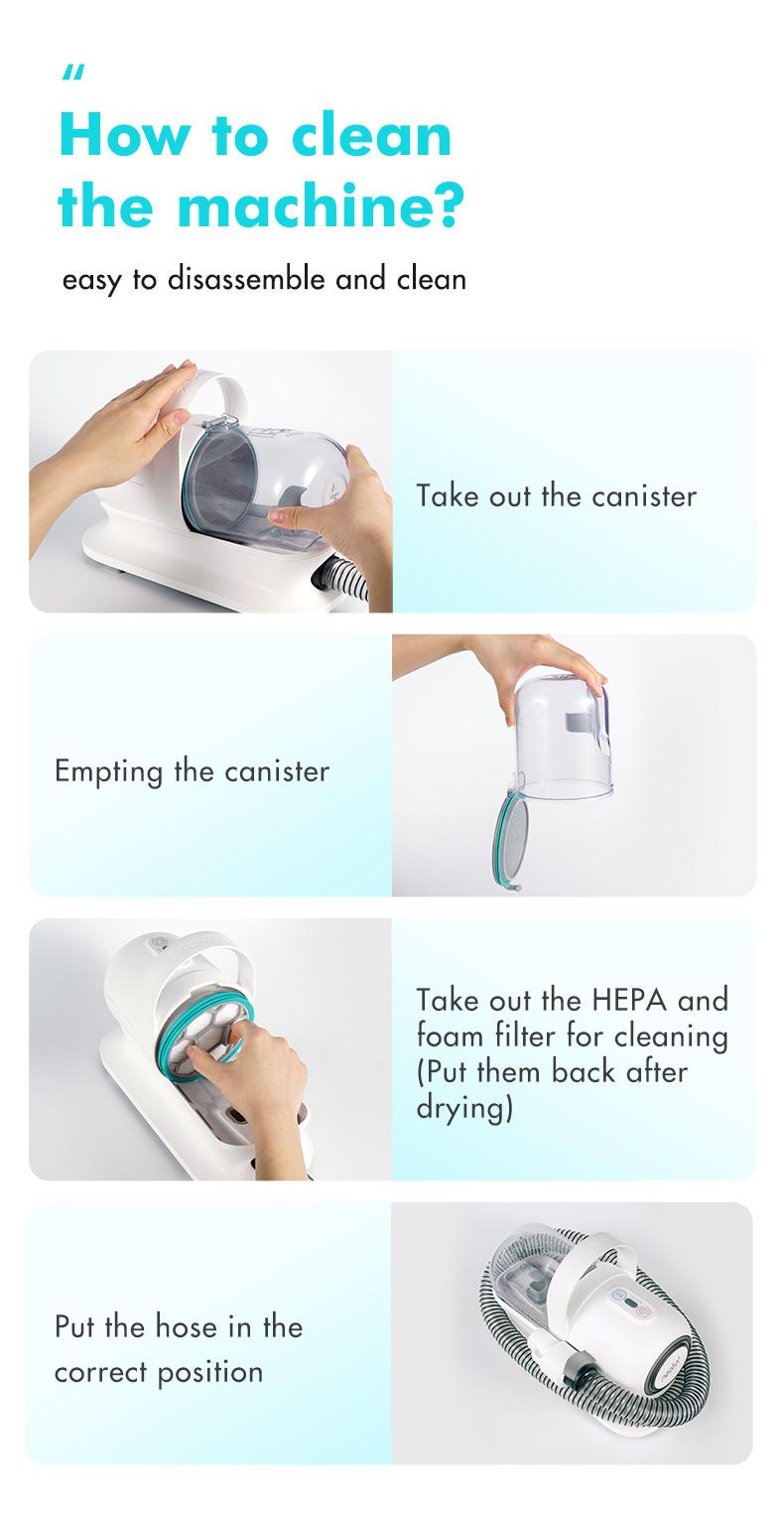 Neakasa P1 Pro Pet Grooming Kit & Vacuum Suction 99% Pet Hair with 5 Professional Grooming Shedding Tools for Dogs Cats and Other Animals