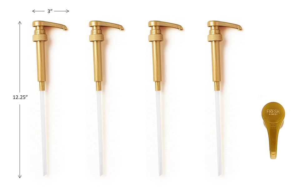 Coffee Syrup Pump Dispenser Glass Kitchen Utensils