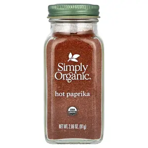 Simply Organic Hot Paprika, 2.86 oz (81 g)